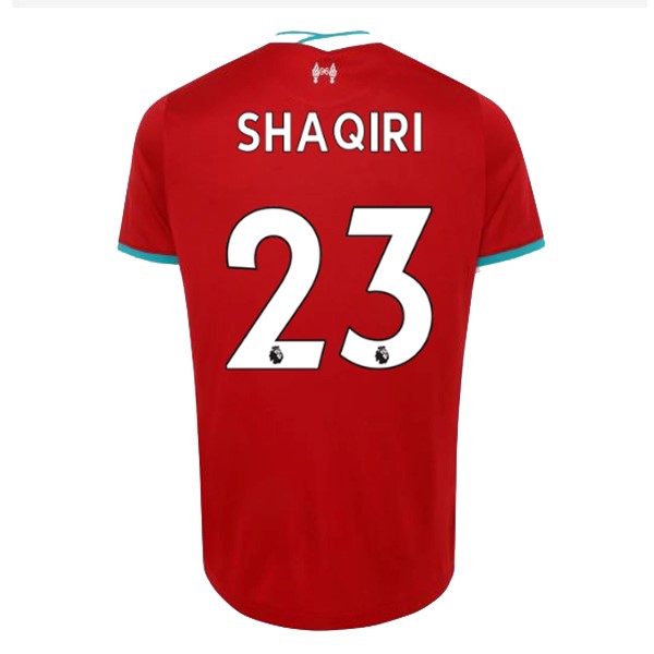 Maillot Football Liverpool NO.23 Shaqiri Domicile 2020-21 Rouge